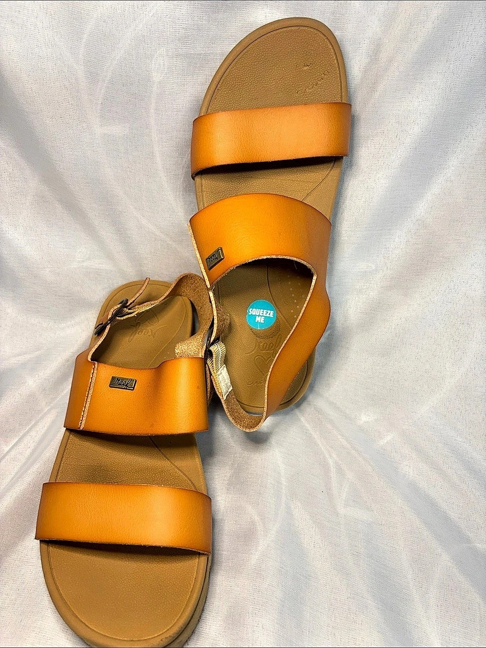 Reef Platform Sandals in Orange
